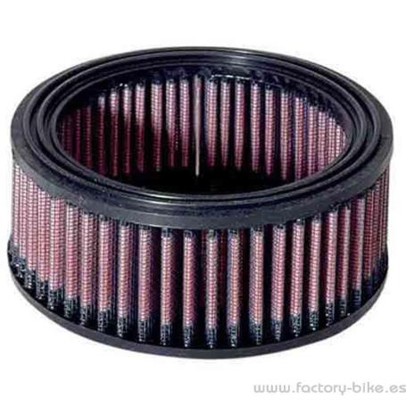 Filtro aire K&N redondo D. Int. 103mm D. Ext. 135mm