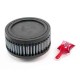 Filtro aire K&N Universal de goma 1-3/4"FLG, 4-1/2"OD,2"H