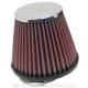 FILTRO POTENCIA K&N CONICO D.73 mm CROMADO - FACTORY BIKE